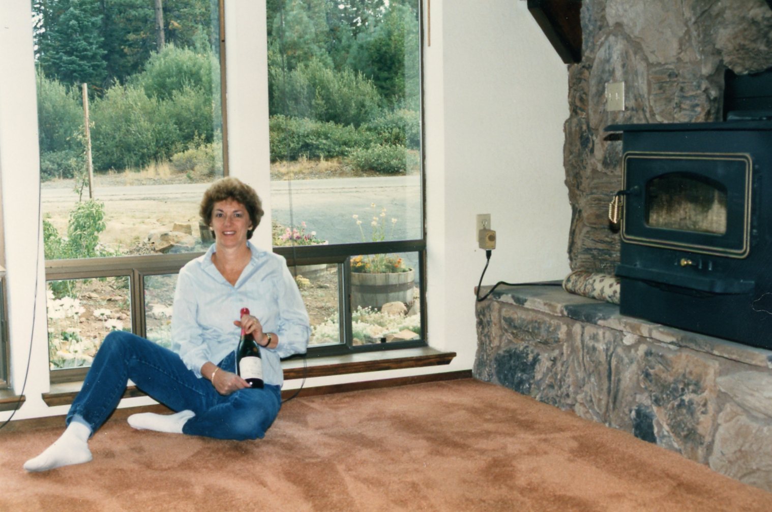 We beat the movers to our new home.