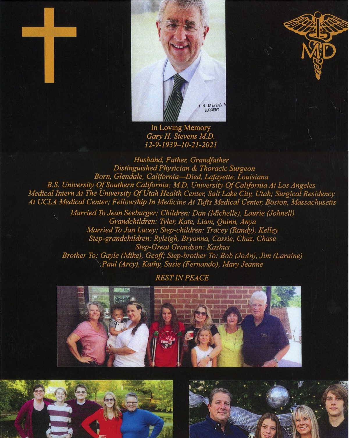 A gift from the Trinity Family to the Stevens family