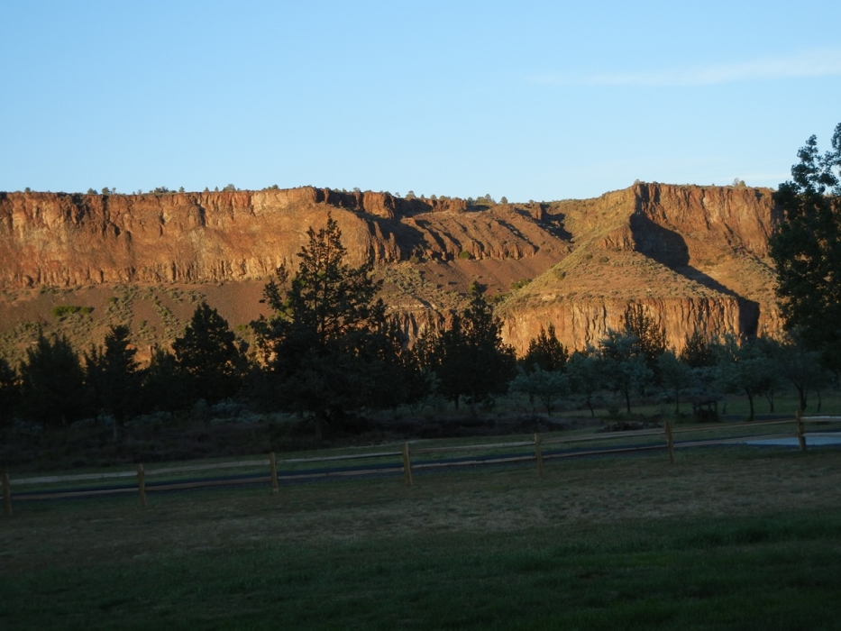 Spectacular sunsets to the East