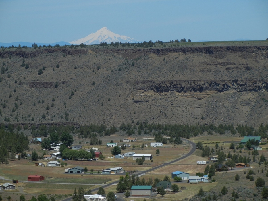 View of the Canyon and Mt. Hood