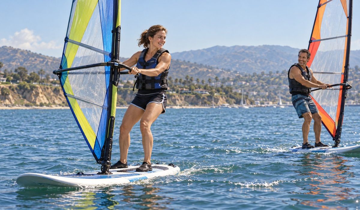 windsurfing